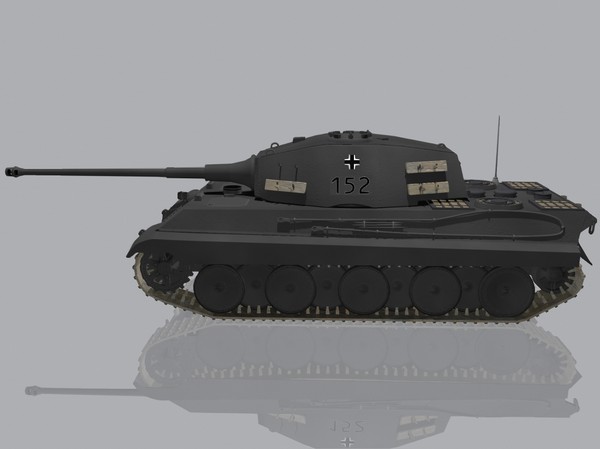lightwave king tiger tank pzkpfw - PzKpfw VIB TigerII by jhthomas512