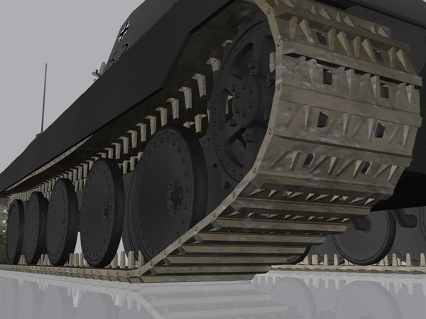 lightwave king tiger tank pzkpfw - PzKpfw VIB TigerII by jhthomas512