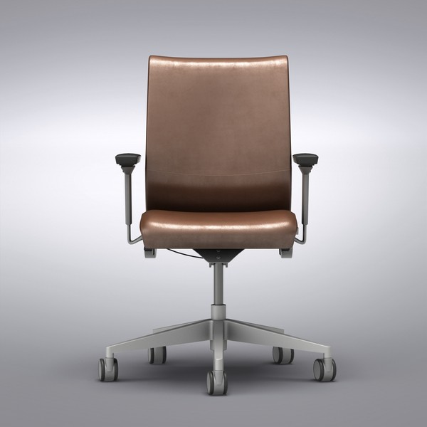 furniture - max - Crate and Barrel - Steelcase Think Leather Office Chair by dddshop