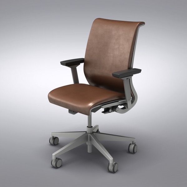 furniture - max - Crate and Barrel - Steelcase Think Leather Office Chair by dddshop