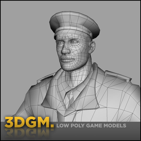 3d police officer nypd - Police officer NYPD by 3D Game Models