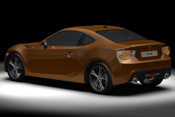 3d toyota gt 86 - 2013 Toyota GT 86 by 3dKen