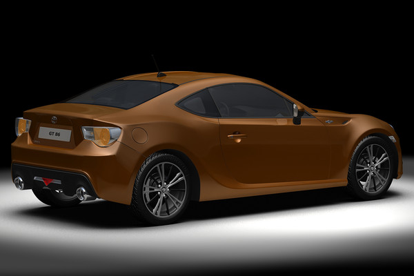 3d toyota gt 86 - 2013 Toyota GT 86 by 3dKen