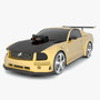 3d mustang supercharged stallion sport car model