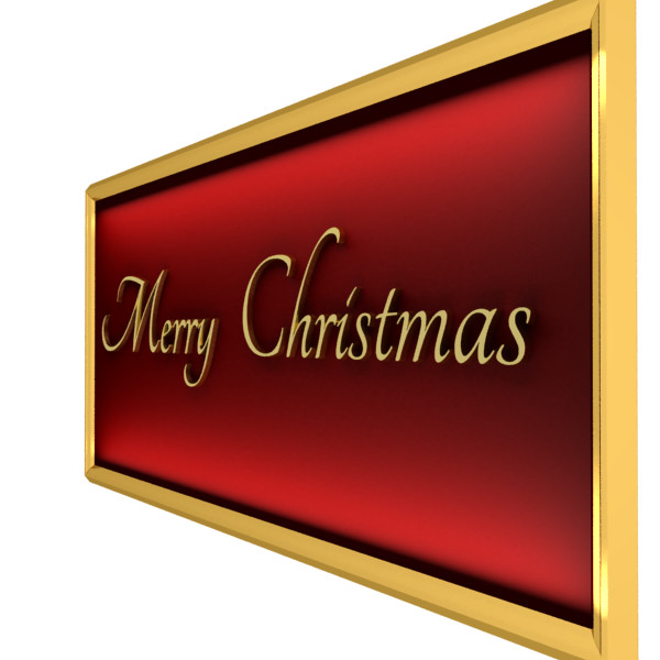 christmas 3d model - Mery Christmas 3d Model by zorroman41
