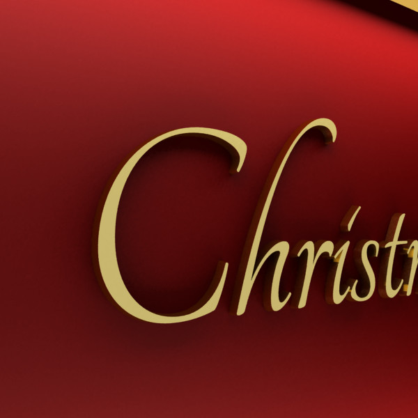 christmas 3d model - Mery Christmas 3d Model by zorroman41
