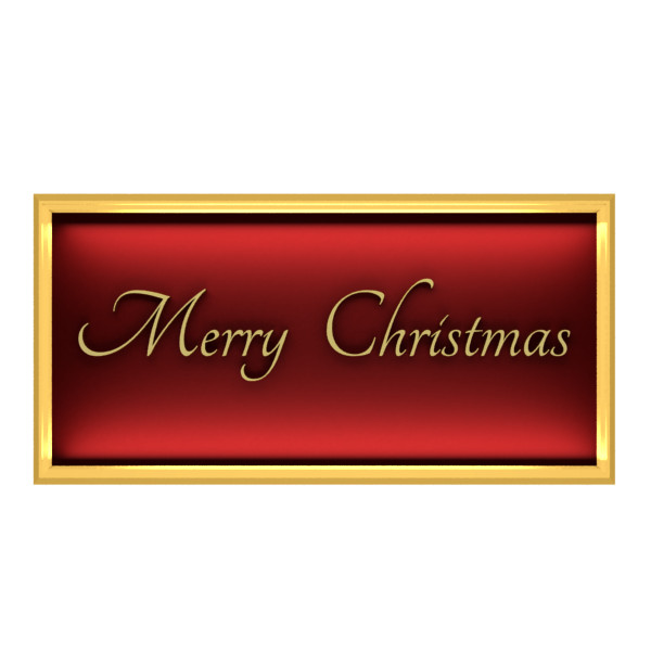 christmas 3d model - Mery Christmas 3d Model by zorroman41