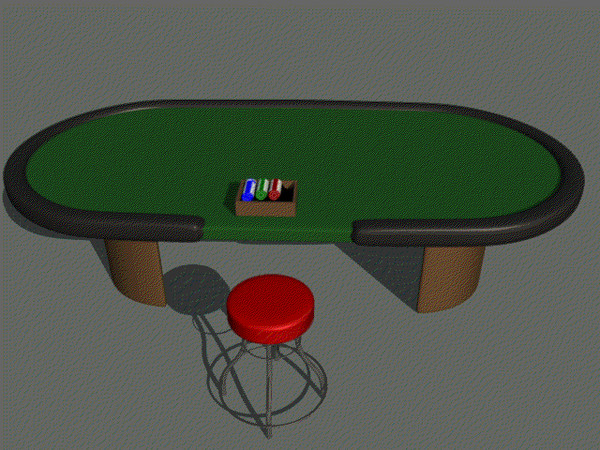 poker table 3d ma - poker table set by casmad