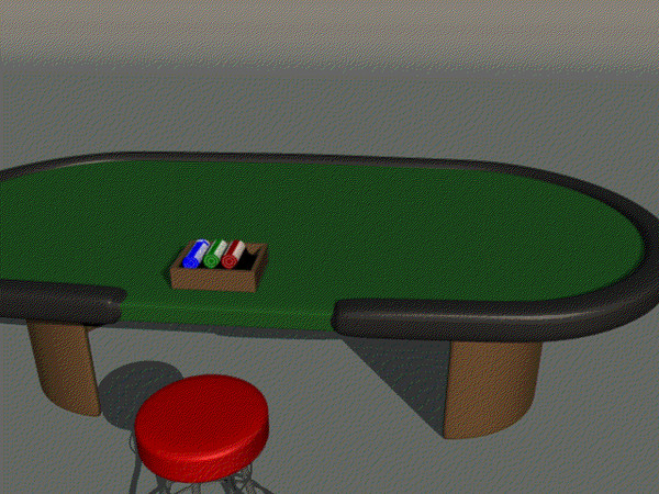 poker table 3d ma - poker table set by casmad