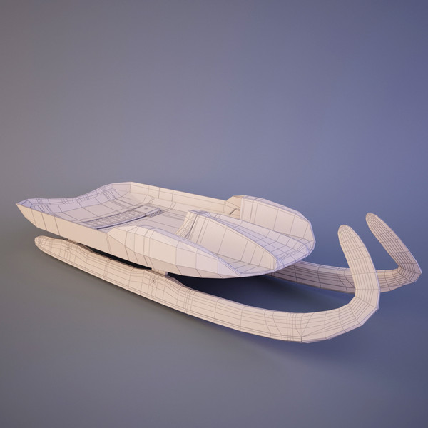 luge sled 3d 3ds - Luge by Peter Iliev