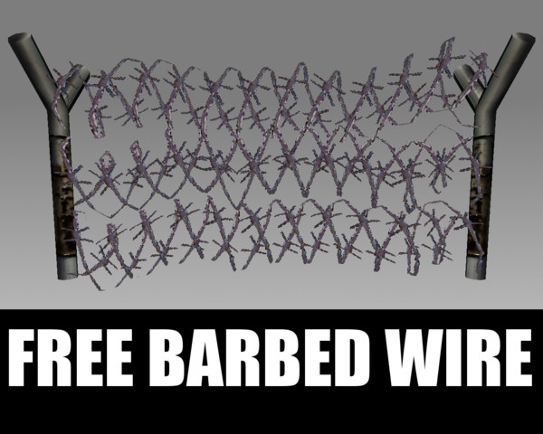 free 3ds mode normal barbed wire - Barbed Wire - FREE by Warhead3D