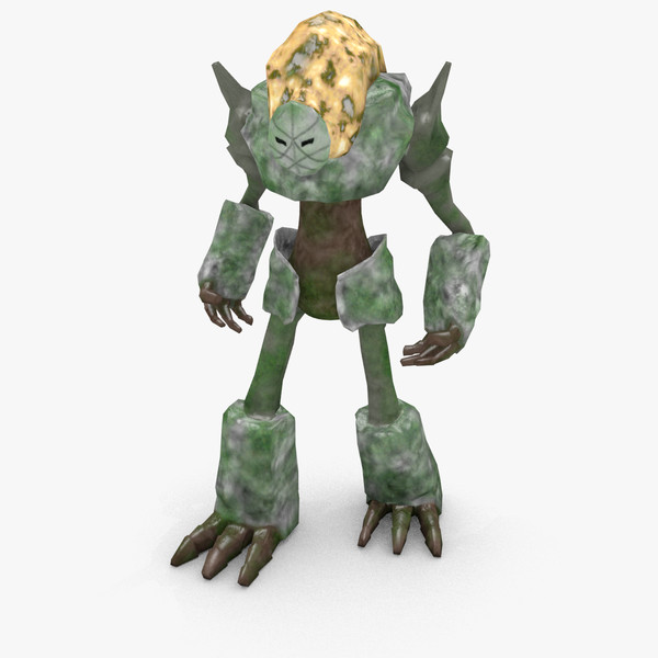 elemental creature 3d model - Creature_3e2 by BioWinter