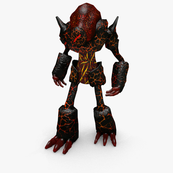 elemental creature 3d model - Creature_3e2 by BioWinter