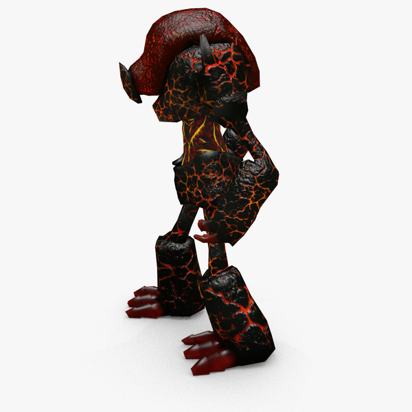 elemental creature 3d model - Creature_3e2 by BioWinter