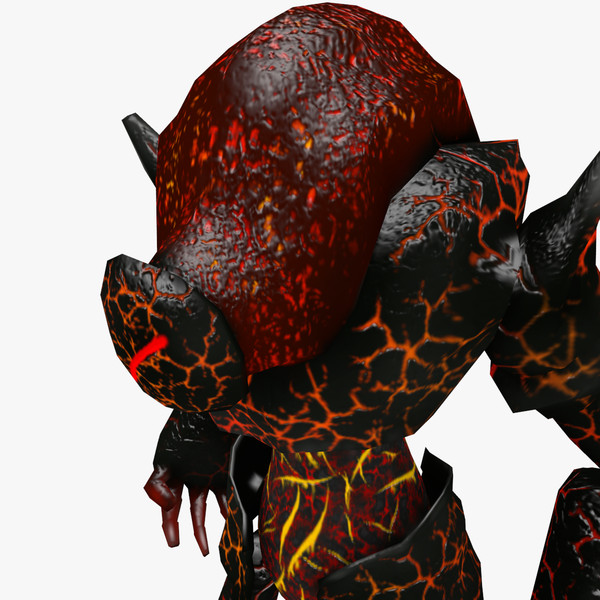 elemental creature 3d model - Creature_3e2 by BioWinter