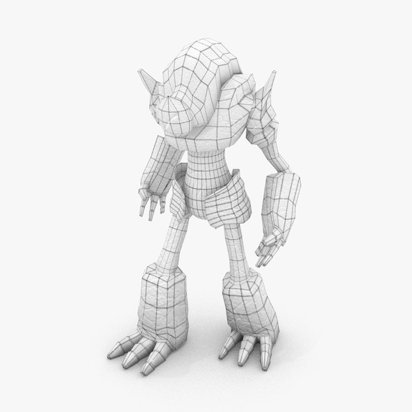 elemental creature 3d model - Creature_3e2 by BioWinter