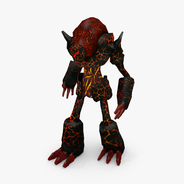 elemental creature 3d model - Creature_3e2 by BioWinter