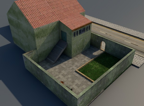 building c4d - Street scape by ERLHN