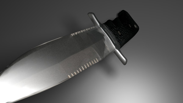 3d model of knife combat usmc - USMC Combat Knife... by KrSnelly0104