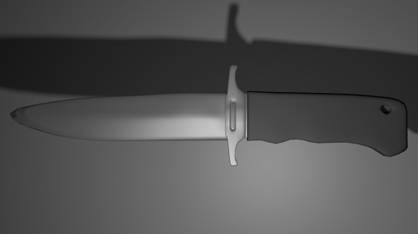 3d model of knife combat usmc - USMC Combat Knife... by KrSnelly0104