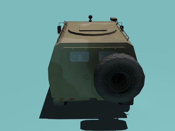 gaz-2330 tigr desert version 3d 3ds - GAZ-2330 Tigr desert version by kapitan_21
