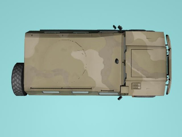 gaz-2330 tigr desert version 3d 3ds - GAZ-2330 Tigr desert version by kapitan_21