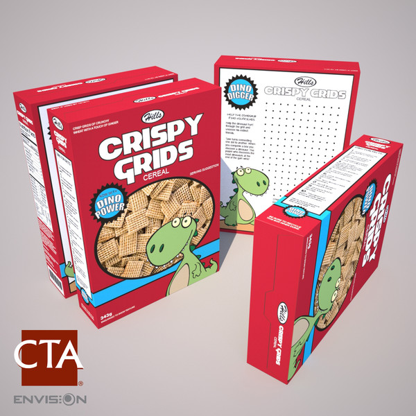 3d cereal box - Cereal Box 4 by CTA AE