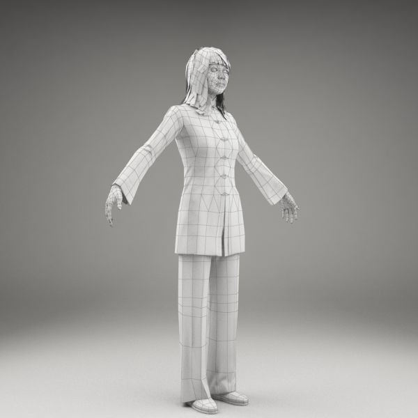 axyz body character human 3d model - AsWom0002-M3-CS by axyzdesign