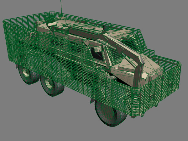 max buffalo desert version - Buffalo A2 MRAP desert version by kapitan_21