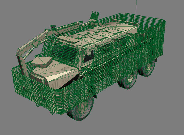max buffalo desert version - Buffalo A2 MRAP desert version by kapitan_21