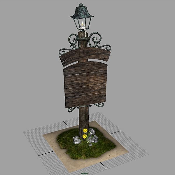 maya old wood sign - Wood Sign by bemola