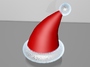 3d model hat christmas