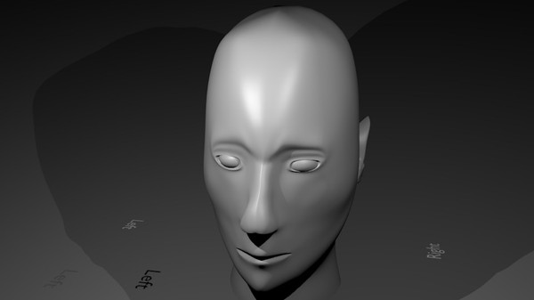3d young female head model - HI-Poly Female Head by cronixgames