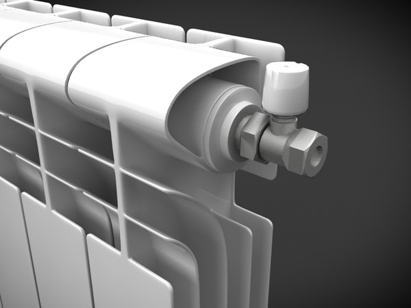 aluminium radiator 3d obj - radiator aluminium by denisVFX