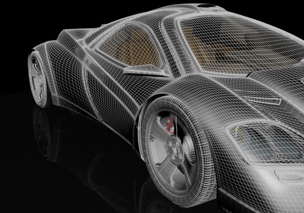 3d car sport model - Sport Car by k21n