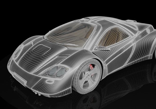 3d car sport model - Sport Car by k21n