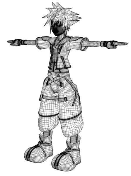 3d sora kingdom hearts model - Sora by TheRPGPlayer