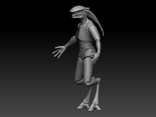 3d model zbrush - alien by Novator666