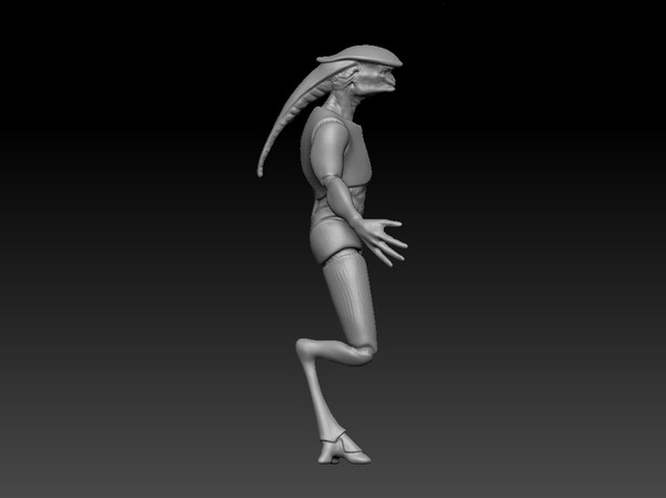 3d model zbrush - alien by Novator666