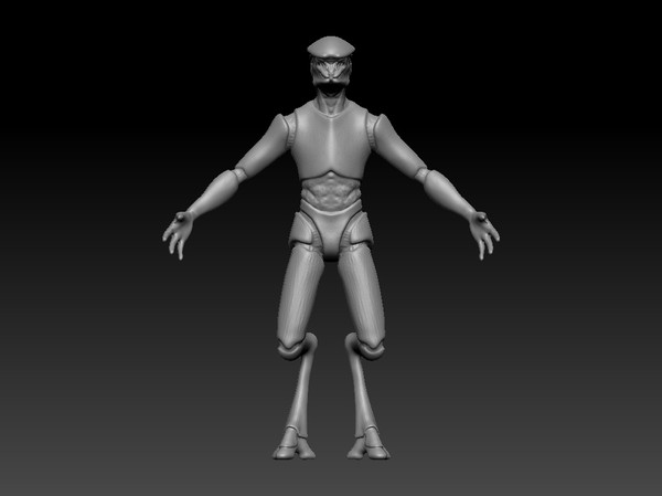 3d model zbrush - alien by Novator666
