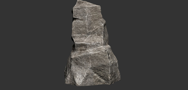 3d highpoly rock model - Rock Highpoly by Schloder87