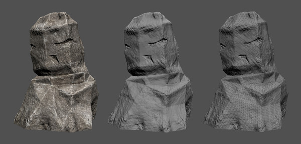 3d highpoly rock model - Rock Highpoly by Schloder87