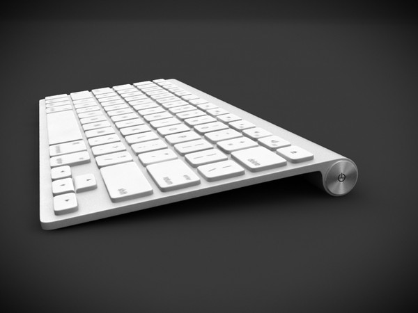 max apple wireless keyboard - Apple keyboard wireless by denisVFX