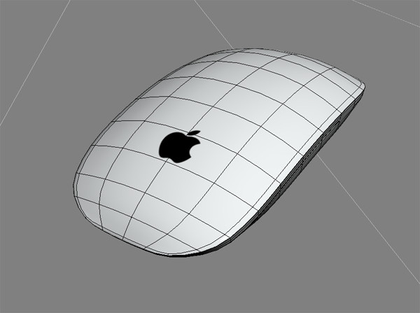 3d max apple wireless mouse - Apple mouse wireless by denisVFX