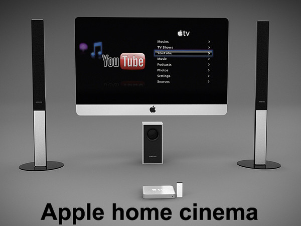 maya apple home - Apple home cinema by denisVFX