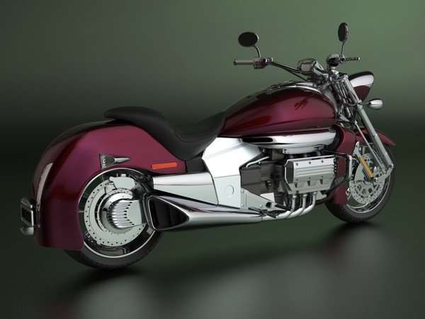 touring honda valkyrie rune 3d model - Honda Valkyrie Rune by android99