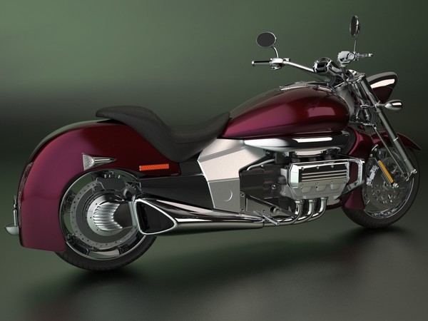 touring honda valkyrie rune 3d model - Honda Valkyrie Rune by android99