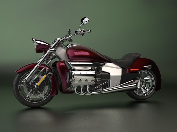 touring honda valkyrie rune 3d model - Honda Valkyrie Rune by android99