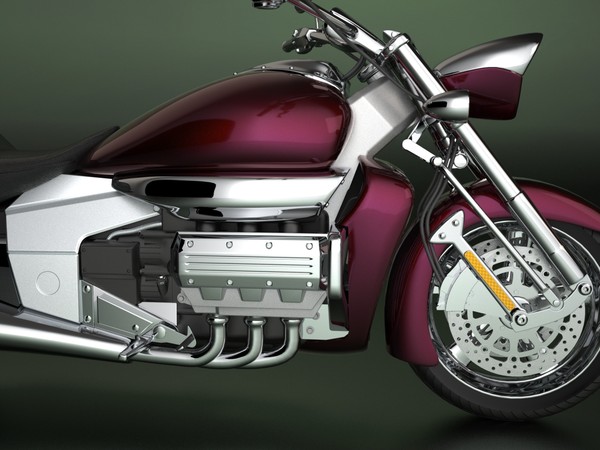 touring honda valkyrie rune 3d model - Honda Valkyrie Rune by android99