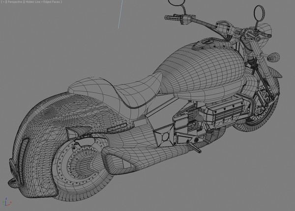 touring honda valkyrie rune 3d model - Honda Valkyrie Rune by android99